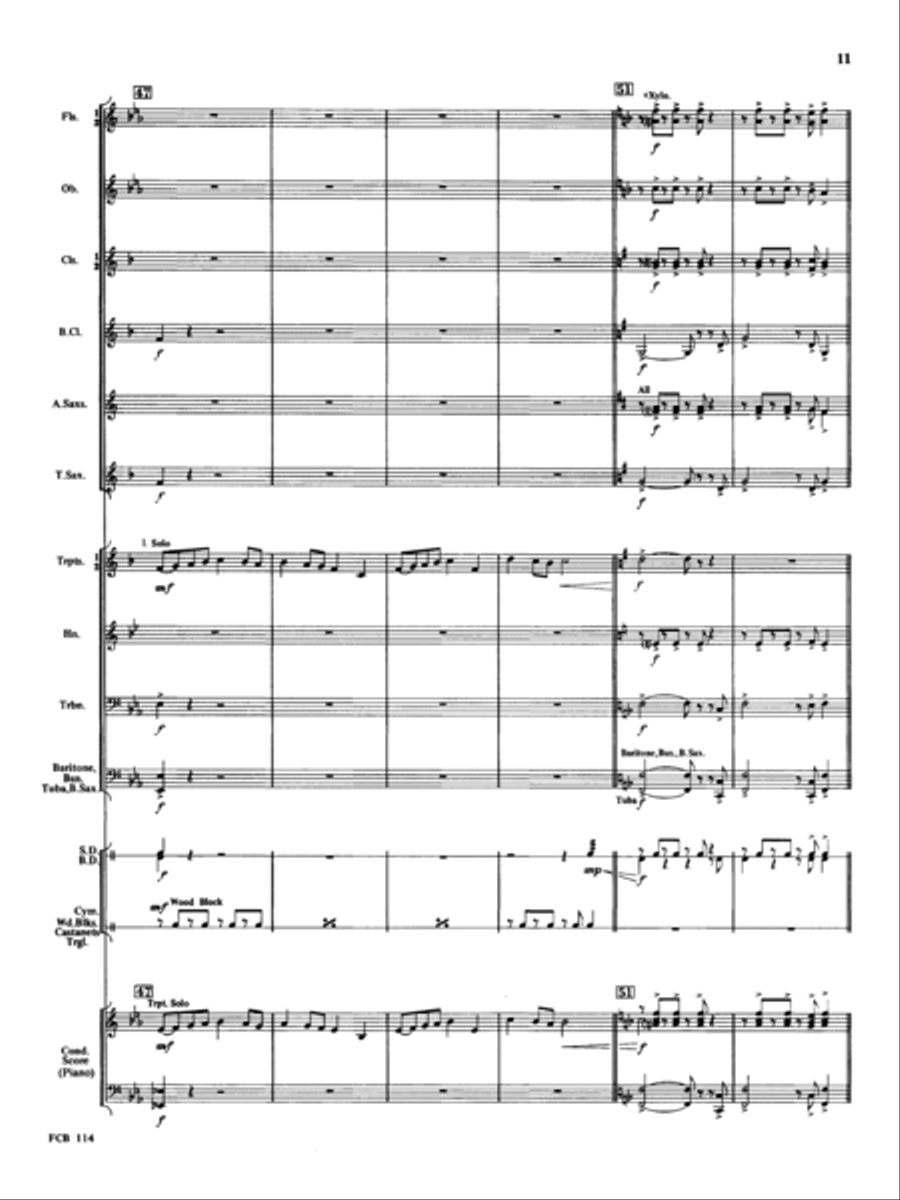 Rodeo Rodeo Concert Band scores gallery preview page 11