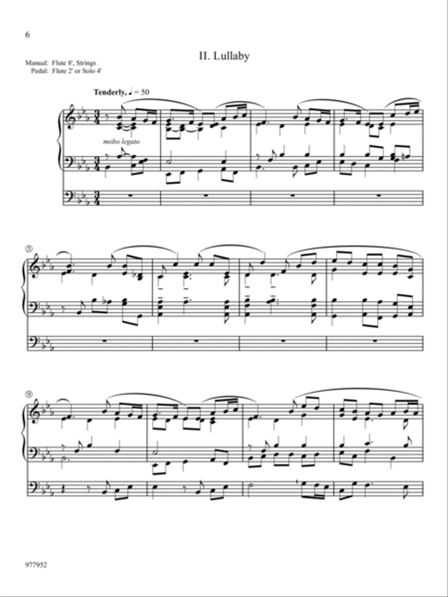In Christ Alone: Three Settings for Organ Organ Solo scores gallery preview page 3