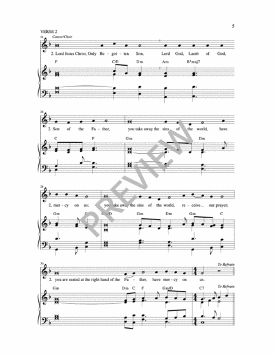 Gloria for Christmastime Christmas scores gallery preview page 9