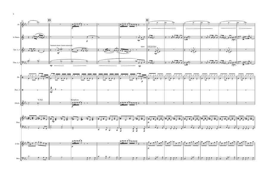 Skyfall Jazz Ensemble scores gallery preview page 6