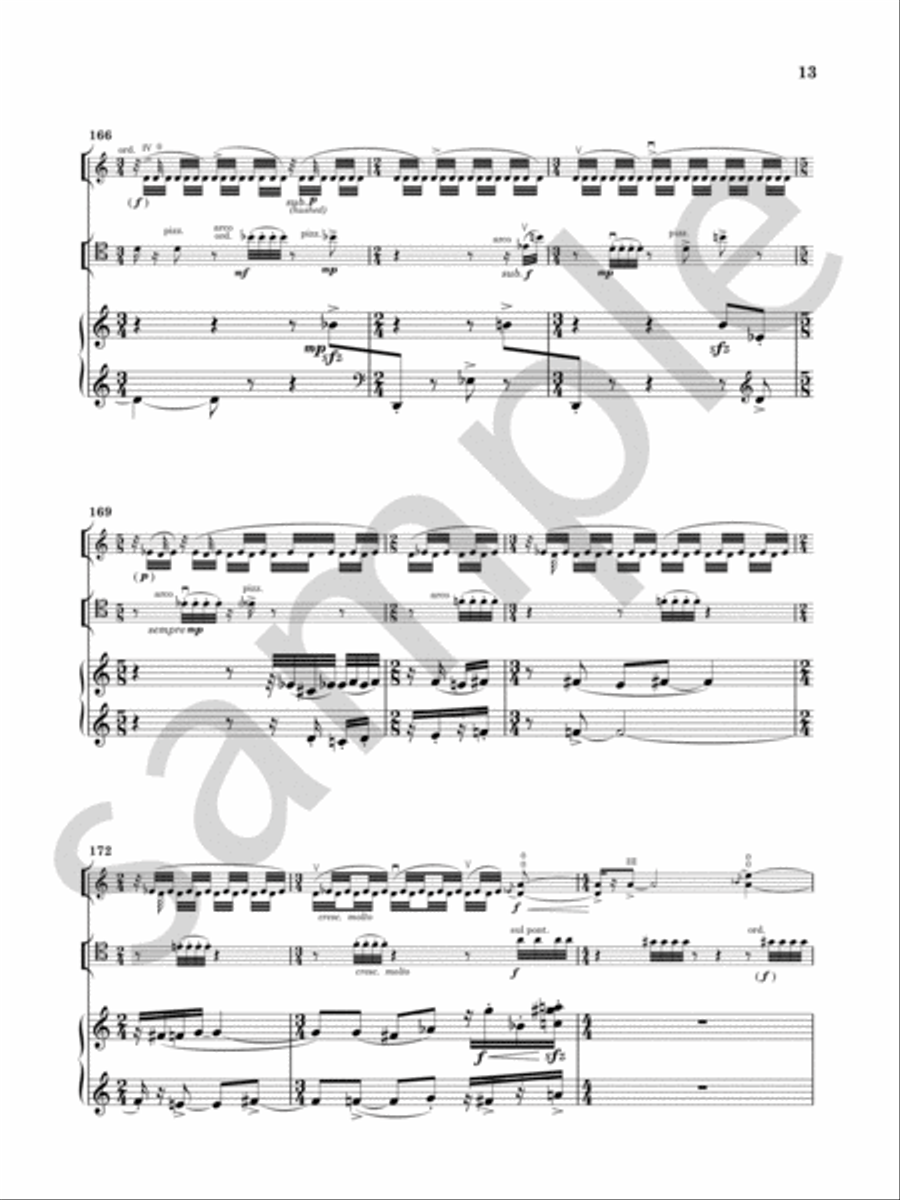 Trio No. 2 Piano Trio scores gallery preview page 8