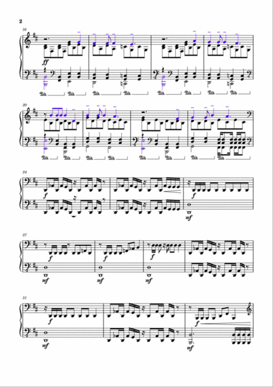 Sonne Piano Solo scores gallery preview page 2