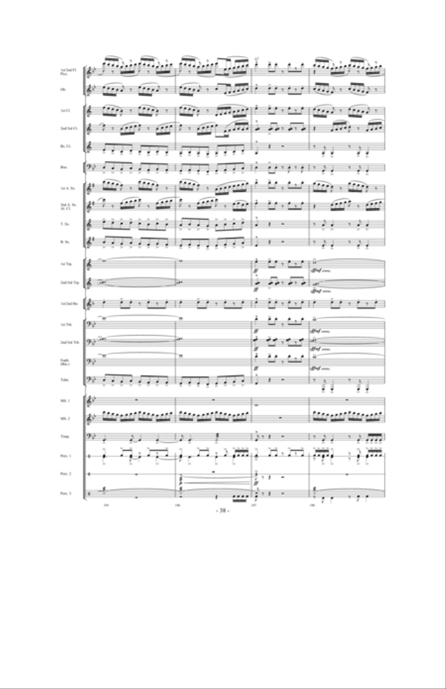 Toward the North Star Toward the North Star Concert Band scores gallery preview page 37