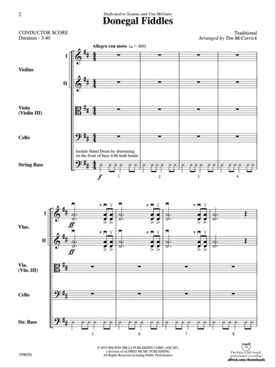 Donegal Fiddles String Orchestra scores gallery preview page 2