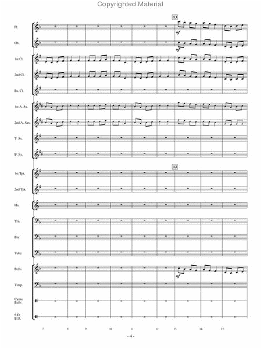 A Christmas Collage A Christmas Collage Concert Band scores gallery preview page 3