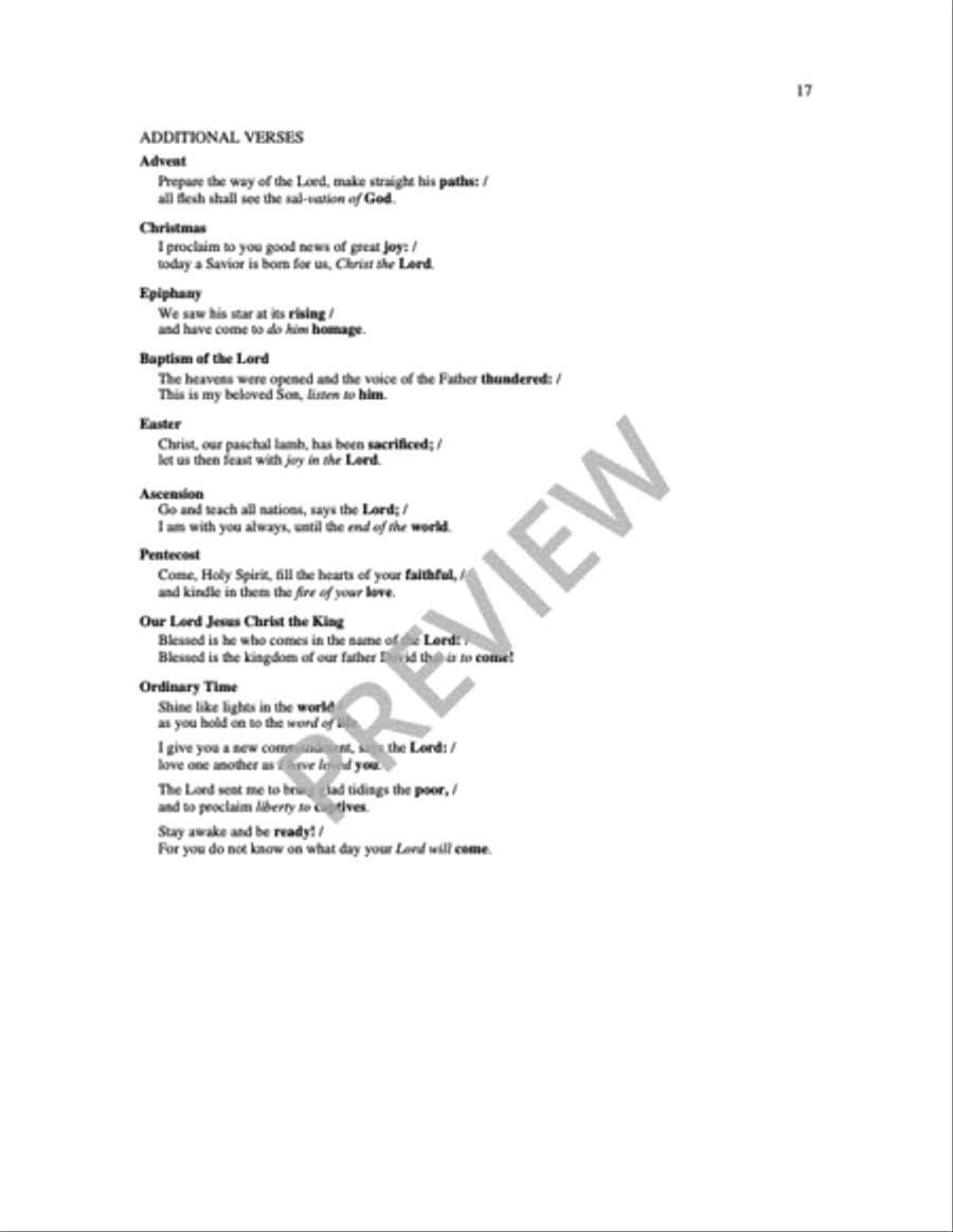 Mass of Wisdom - Choral Edition 4-Part scores gallery preview page 3