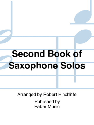 Book cover for Second Book of Saxophone Solos