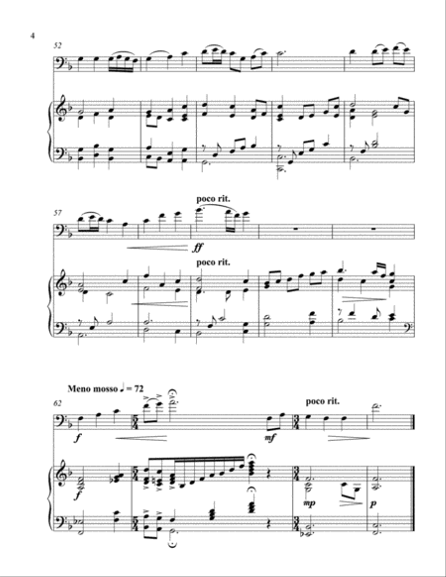 Still Be My Vision: Hymn Arrangements for Solo Cello and Piano Piano scores gallery preview page 6