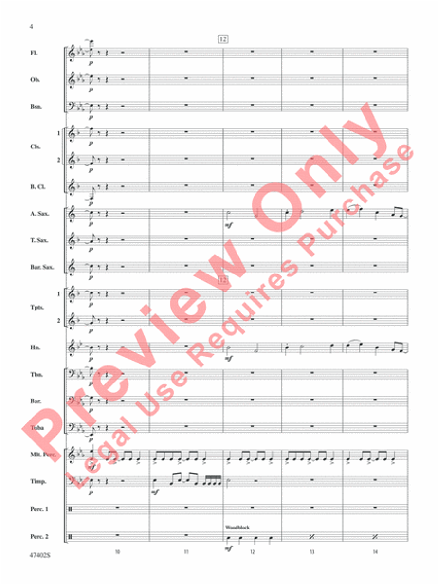 Rhythmicity Rhythmicity Concert Band scores gallery preview page 5