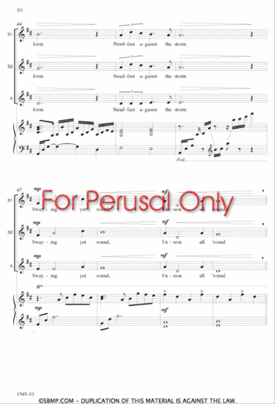 I Am Woven - SSA Octavo SSA scores gallery preview page 9