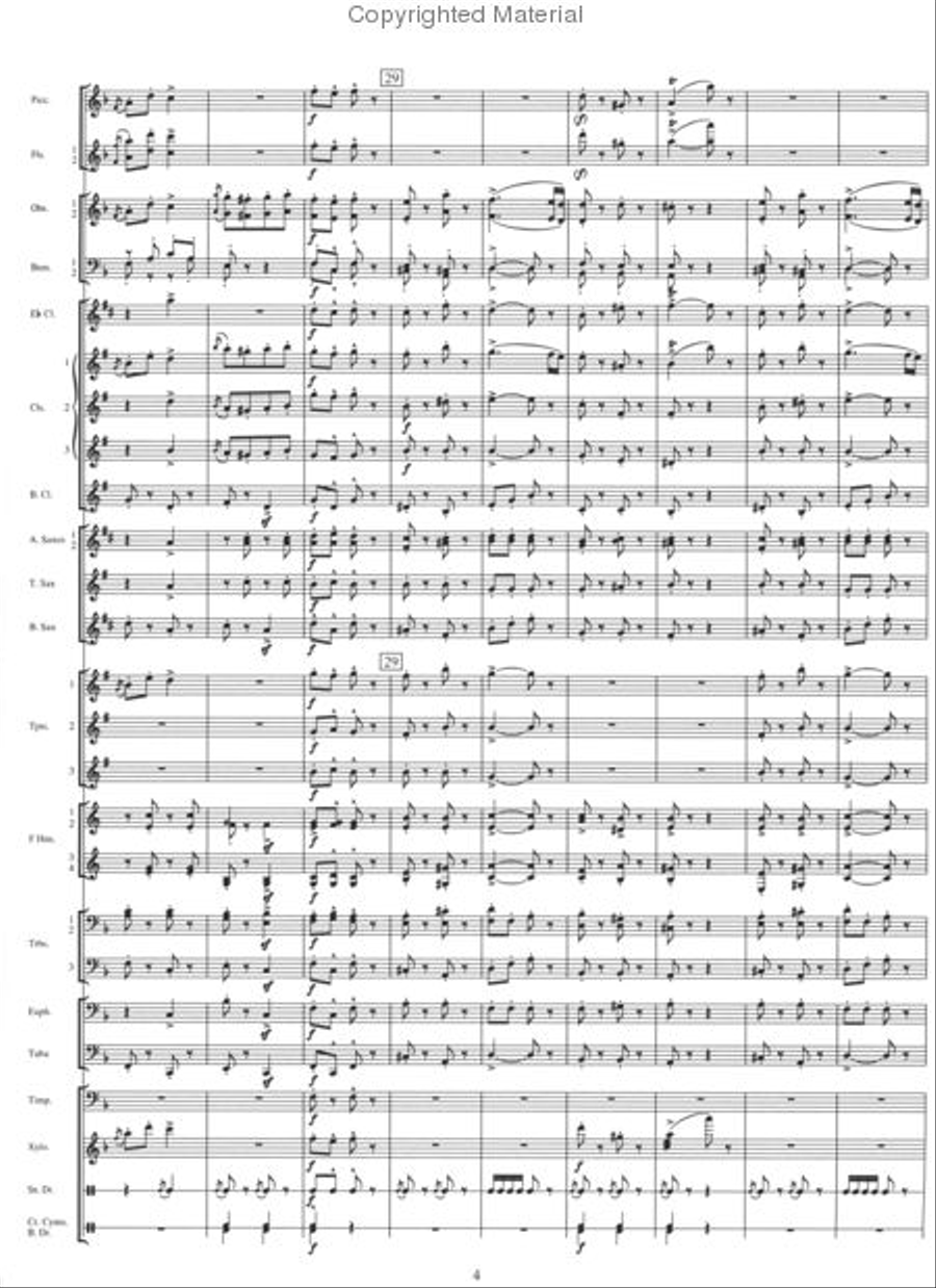 Éljen A Maygyár (Score) Concert Band scores gallery preview page 3