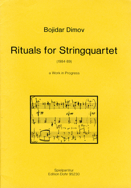 Rituals for Stringquartet (1984-89) -a work in progress-