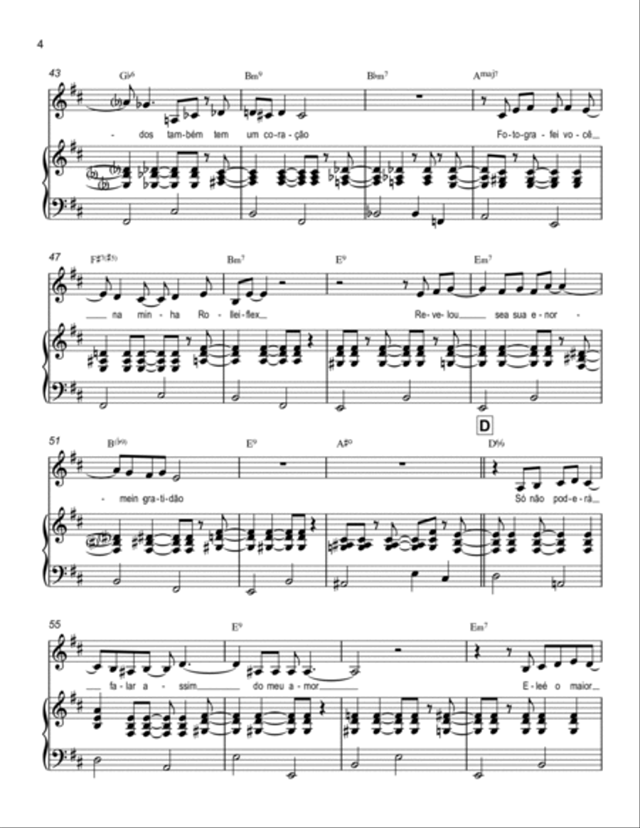 Desafinado Desafinado Voice scores gallery preview page 4