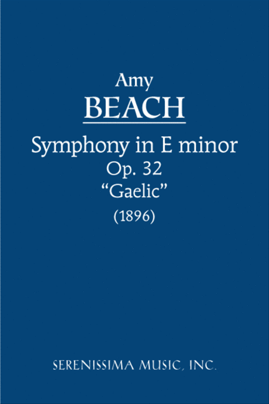 Symphony in E-minor, Op.32 'Gaelic'