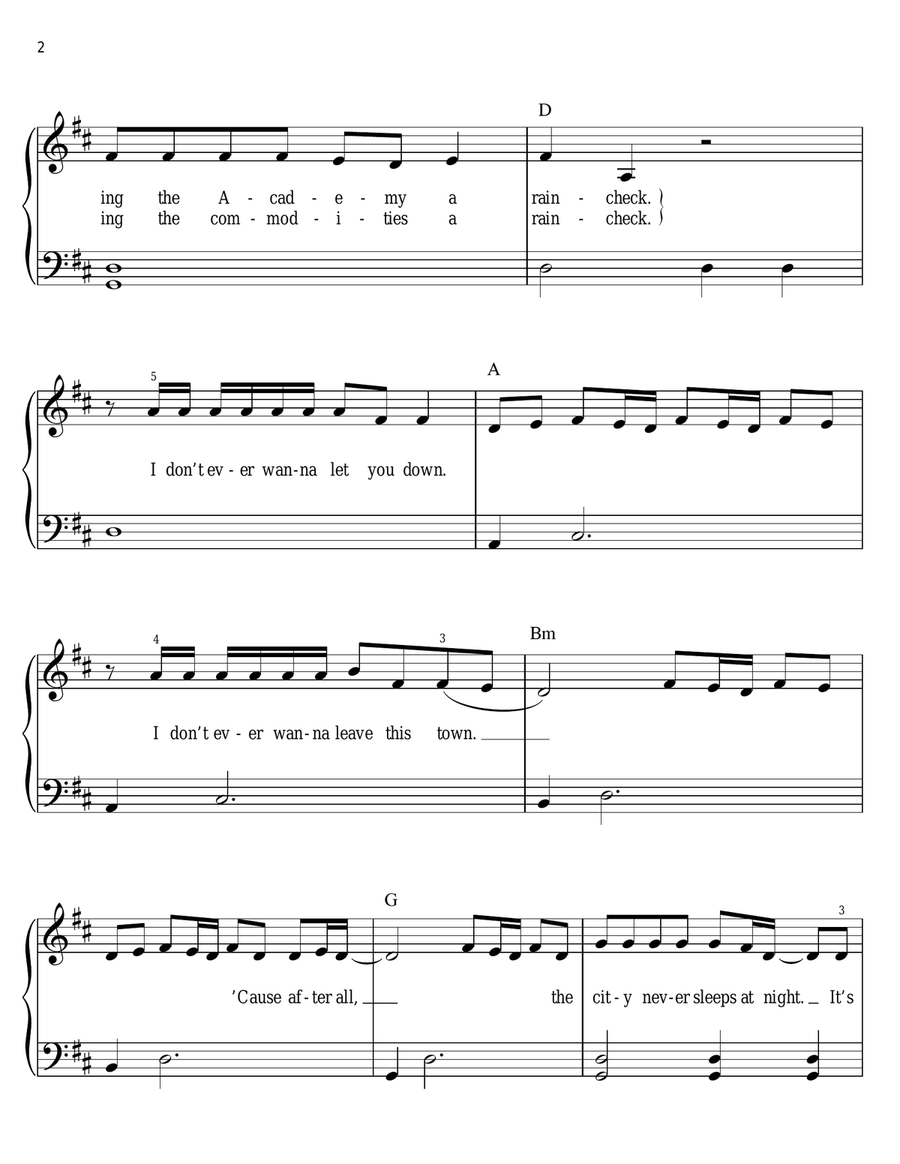 It's Time It's Time Easy Piano scores gallery preview page 2
