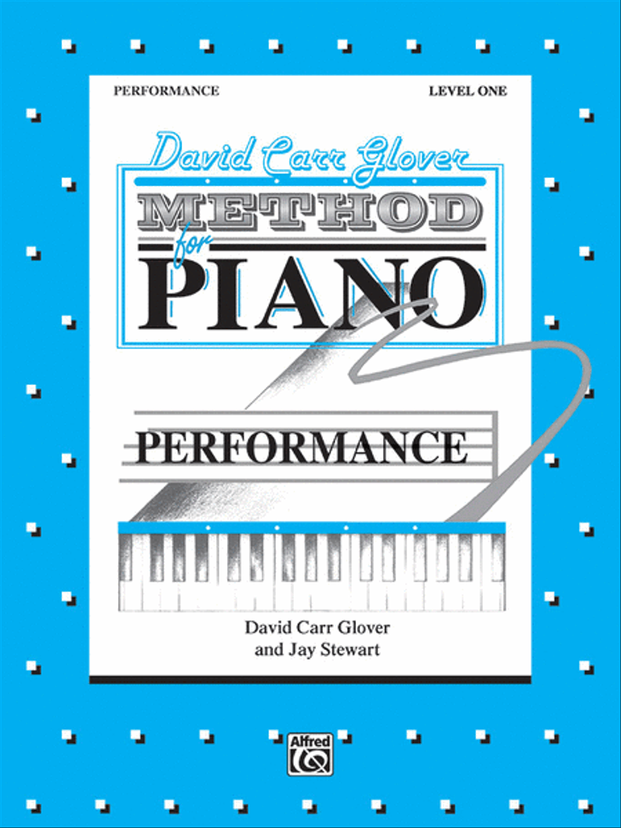 David Carr Glover Method for Piano Performance