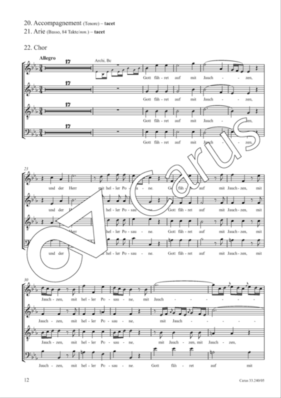 The Resurrection and Ascension of Jesus 4-Part scores gallery preview page 13
