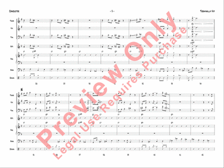 Terminally Hip Jazz Ensemble scores gallery preview page 6