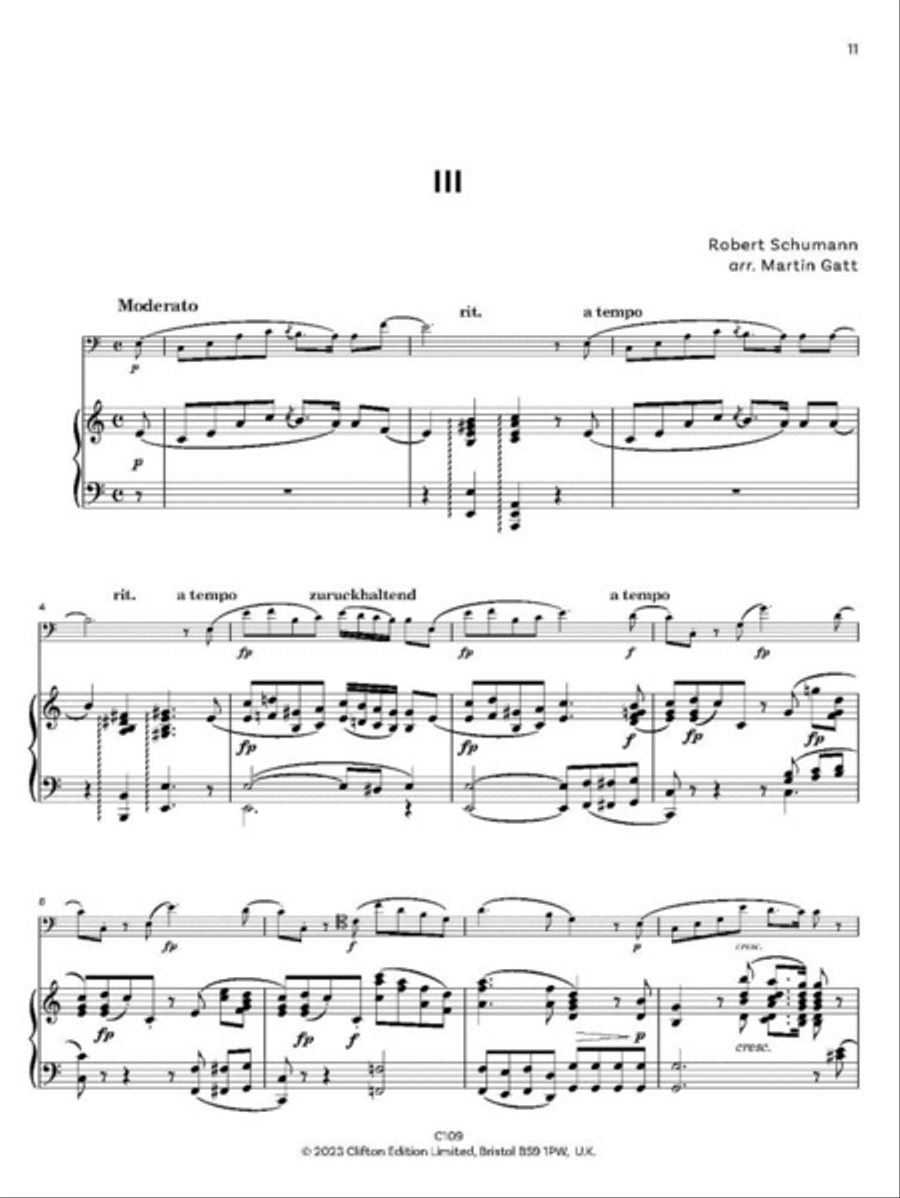 Three Romances Op. 94 Bassoon Solo scores gallery preview page 4