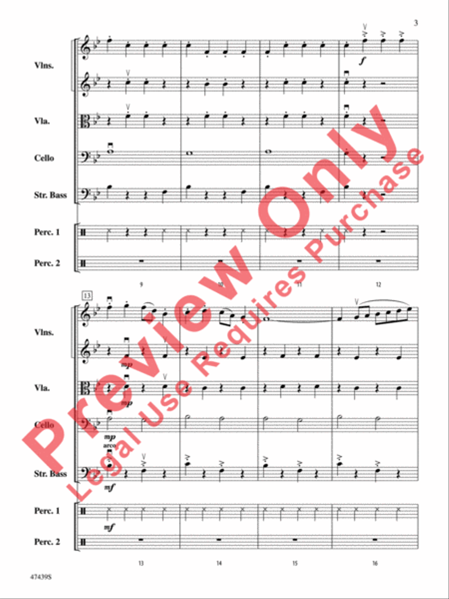 Sleigh Ride String Orchestra scores gallery preview page 4