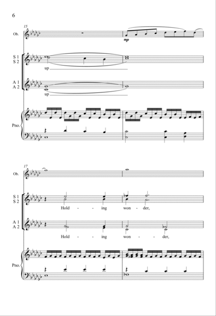 Spend All You Have On Loveliness from For a Breath of Ecstasy SSAA scores gallery preview page 5