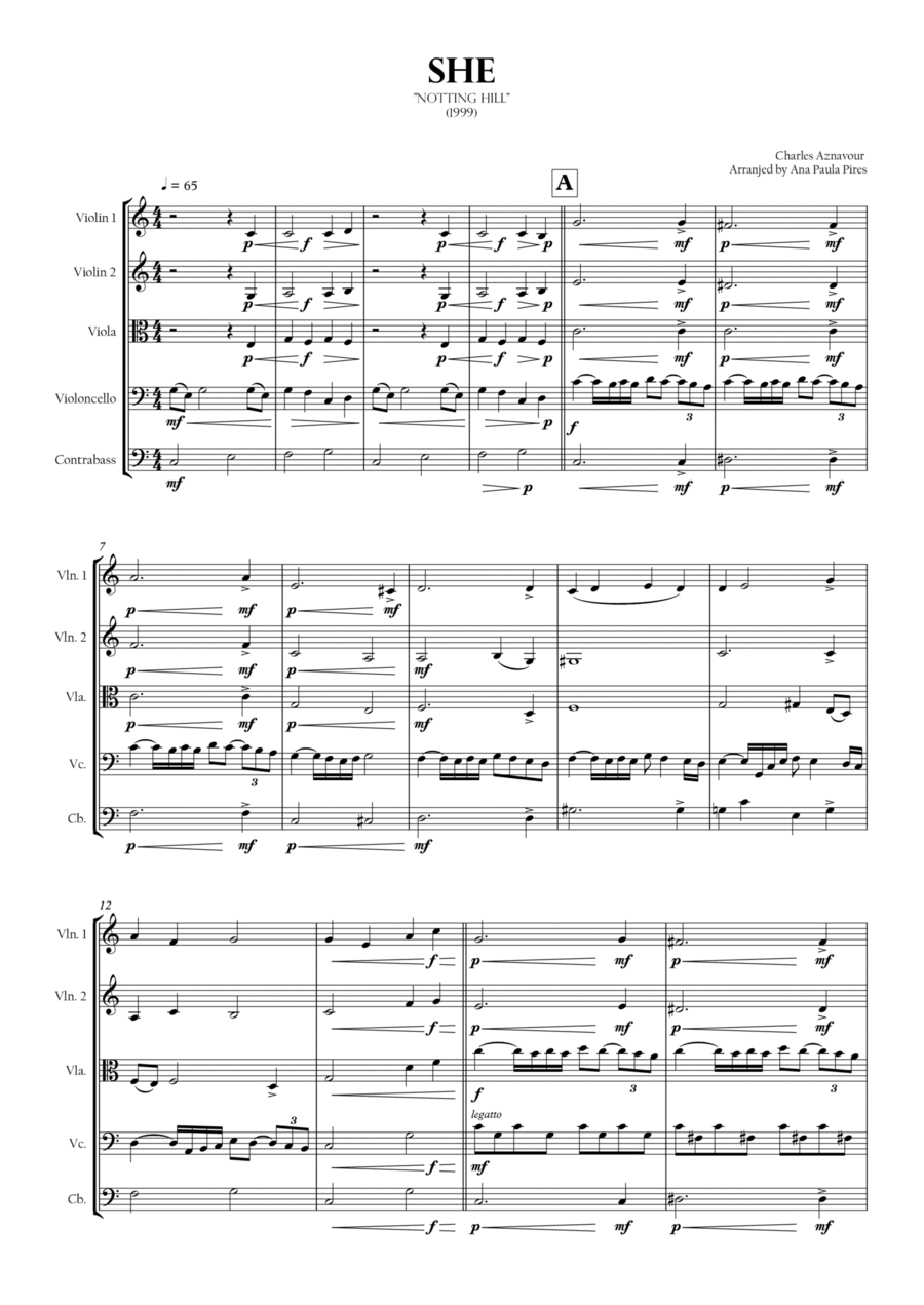 She String Orchestra scores gallery preview page 1