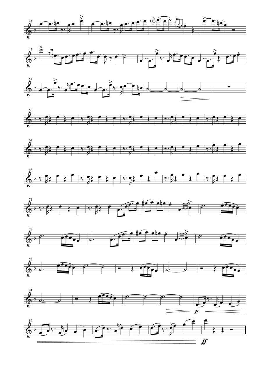 Take Five Woodwind Quartet scores gallery preview page 2
