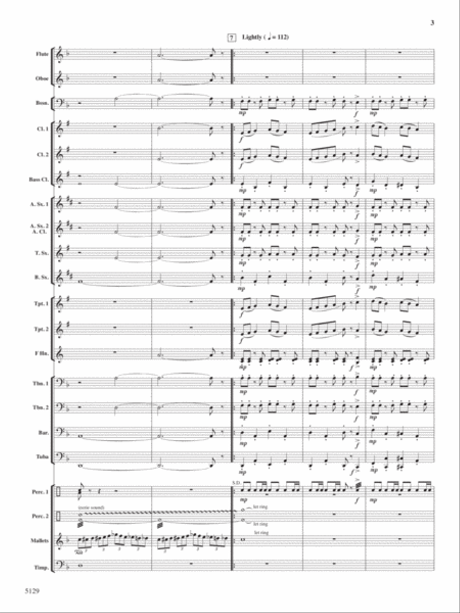 Witch's Dance Concert Band scores gallery preview page 3