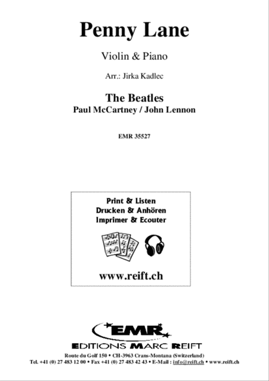 Penny Lane Penny Lane Violin Solo scores gallery preview page 2