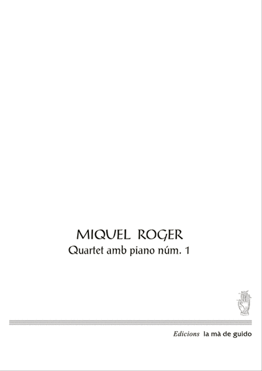 Quartet amb piano núm. 1