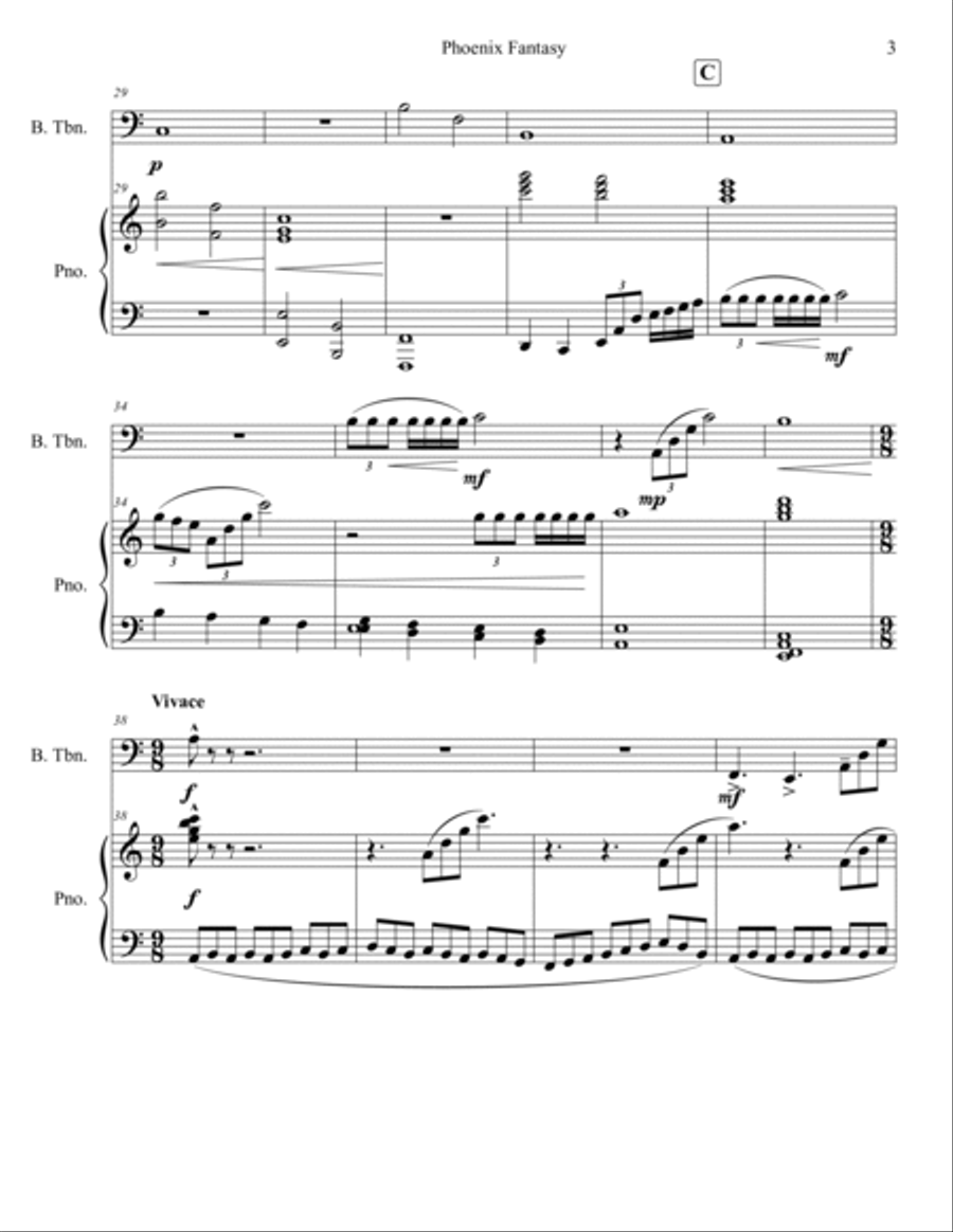 Phoenix Fantasy Piano scores gallery preview page 5