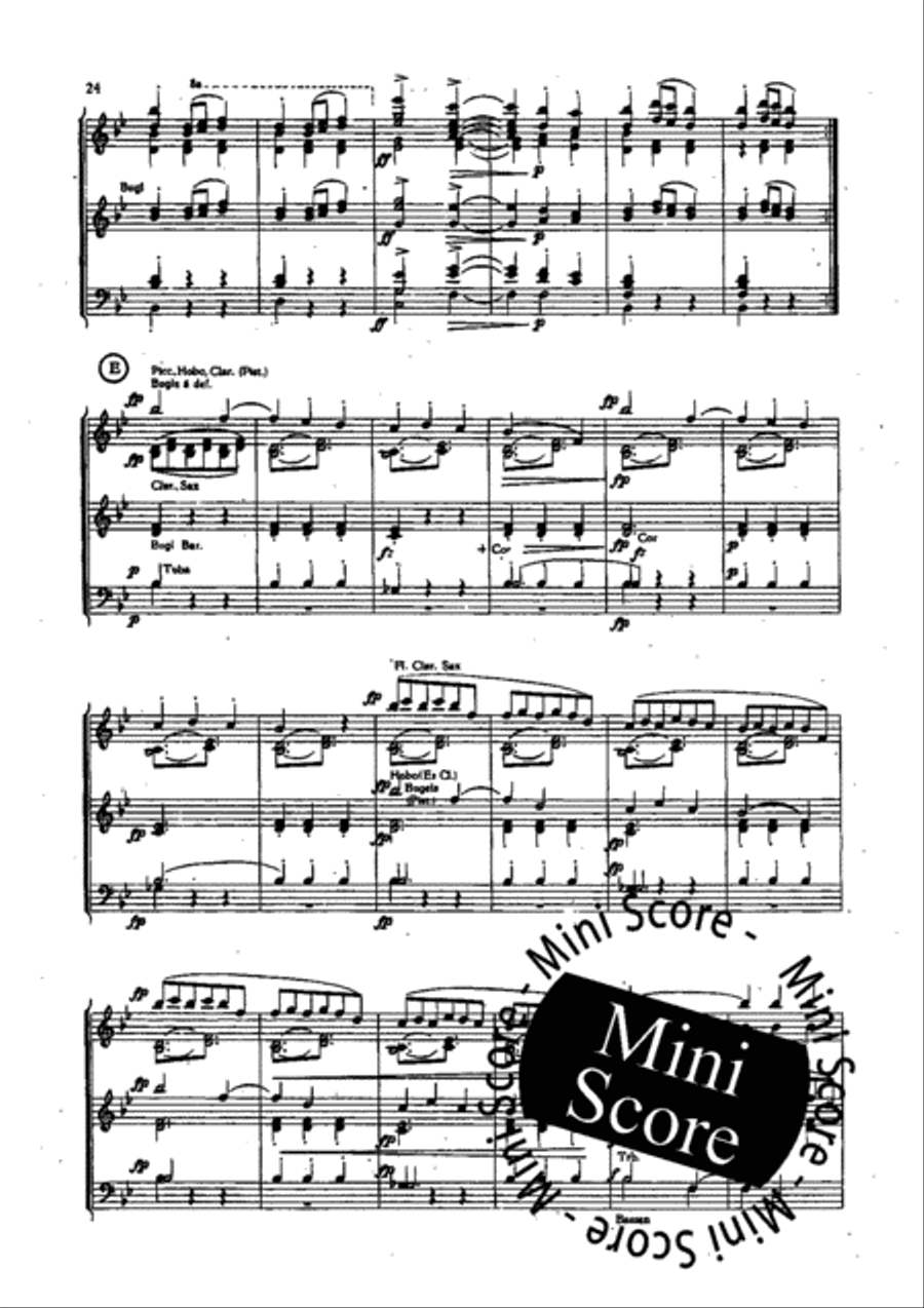 Slavische Dansen no 1,6 en 8 Fanfare Band scores gallery preview page 26