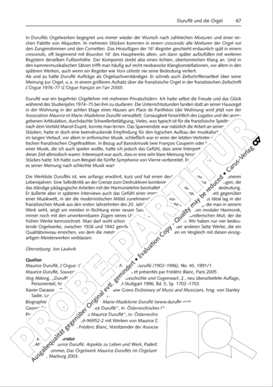Orgelschule zur historischen Auffuhrungspraxis Organ Solo scores gallery preview page 68
