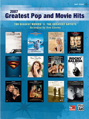 Book cover for 2007 Greatest Pop and Movie Hits