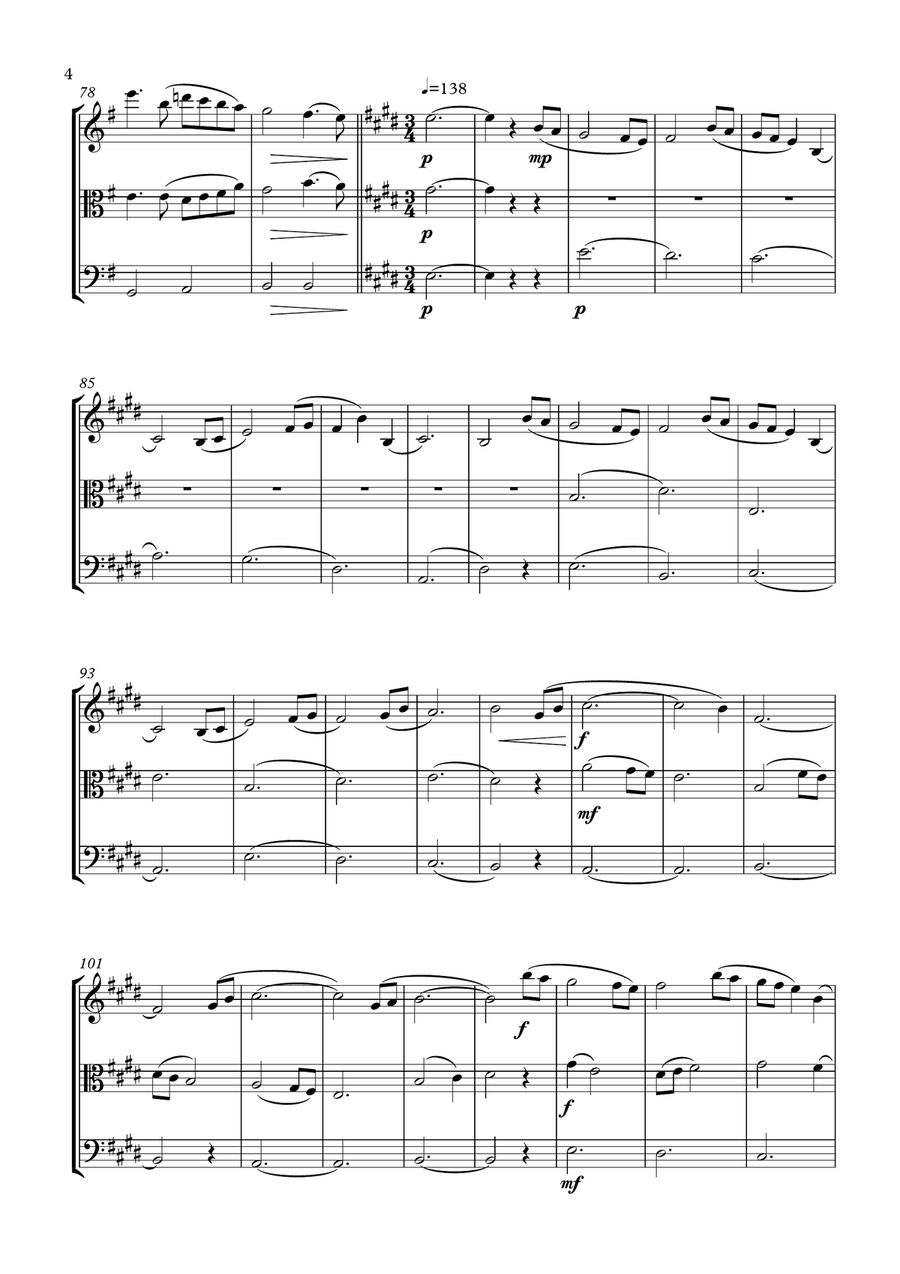 Roslin Castle Roslin Castle String Trio scores gallery preview page 4