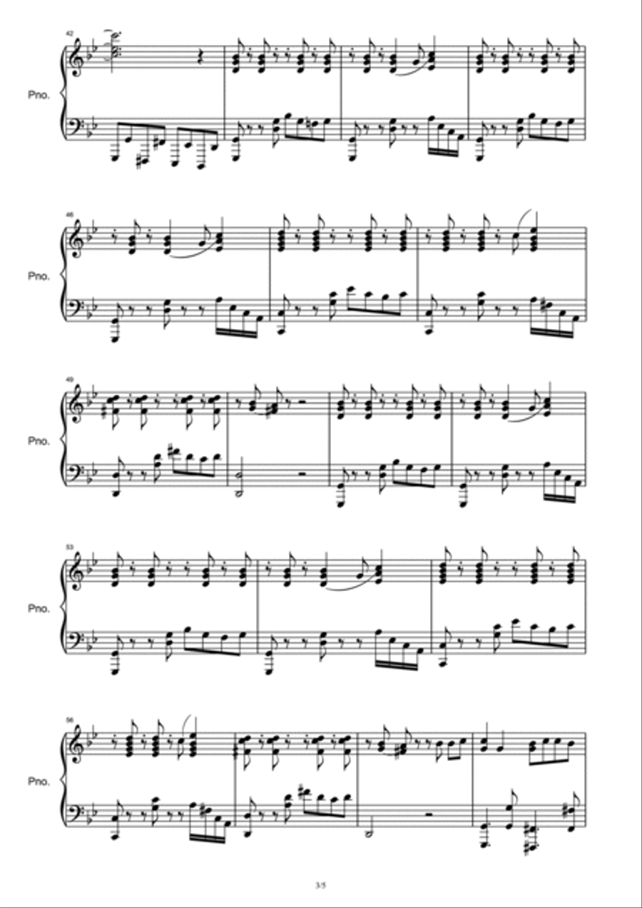 Bad Guy Piano Solo scores gallery preview page 3