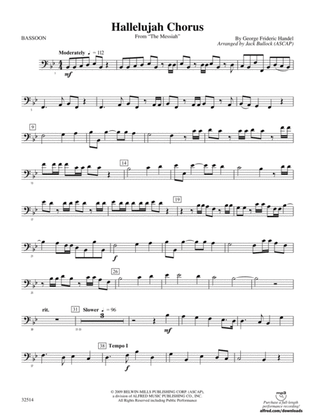 Hallelujah Chorus (From The Messiah): Bassoon