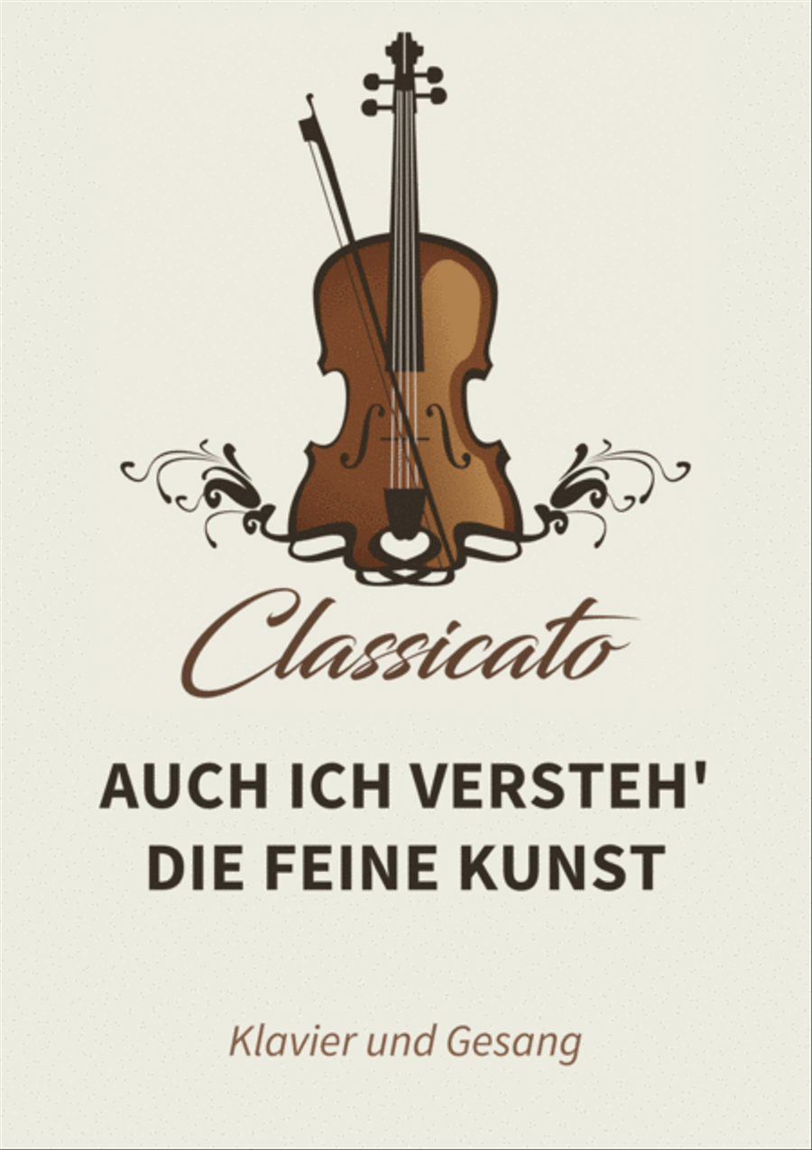 Auch ich versteh' die feine Kunst Voice Solo scores gallery preview page 1