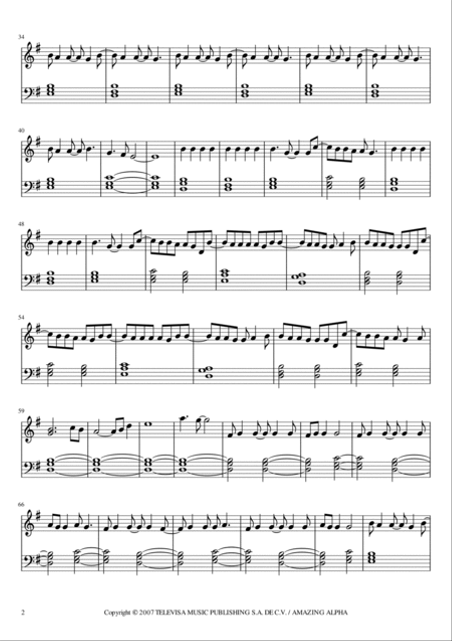 Celestial Celestial Piano Solo scores gallery preview page 2