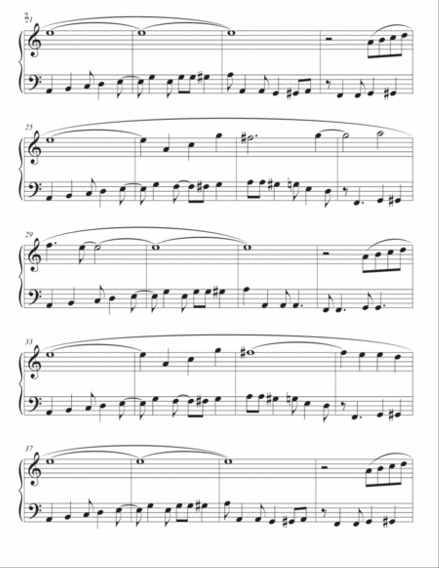 Il Vento d'Oro Piano Solo scores gallery preview page 2