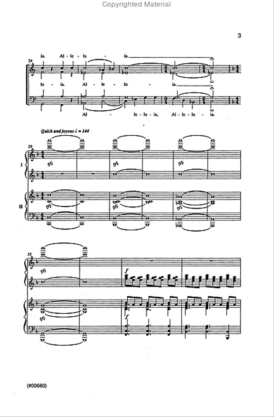 Sing a New Song - SSAATTBB SSAATTBB scores gallery preview page 3