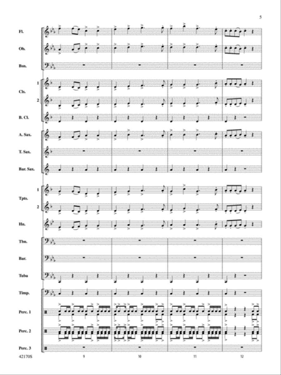 Bushido: Score Concert Band scores gallery preview page 5