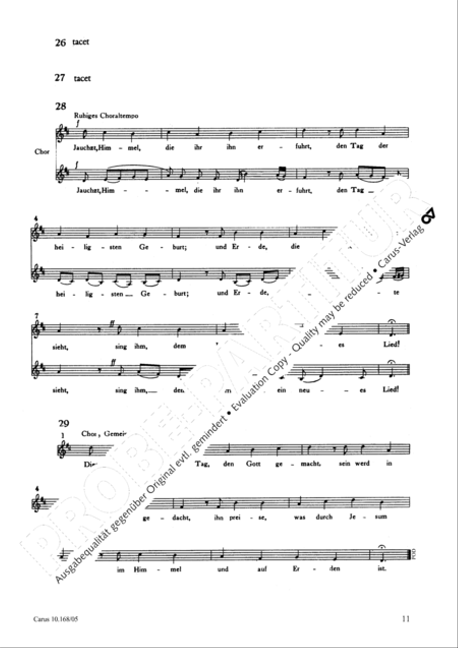 The Christmas Story (Die Weihnachtsgeschichte) SSA scores gallery preview page 12