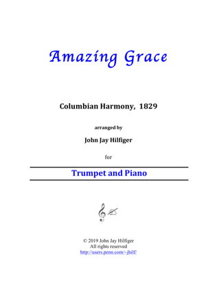 Amazing Grace for Trumpet and Piano