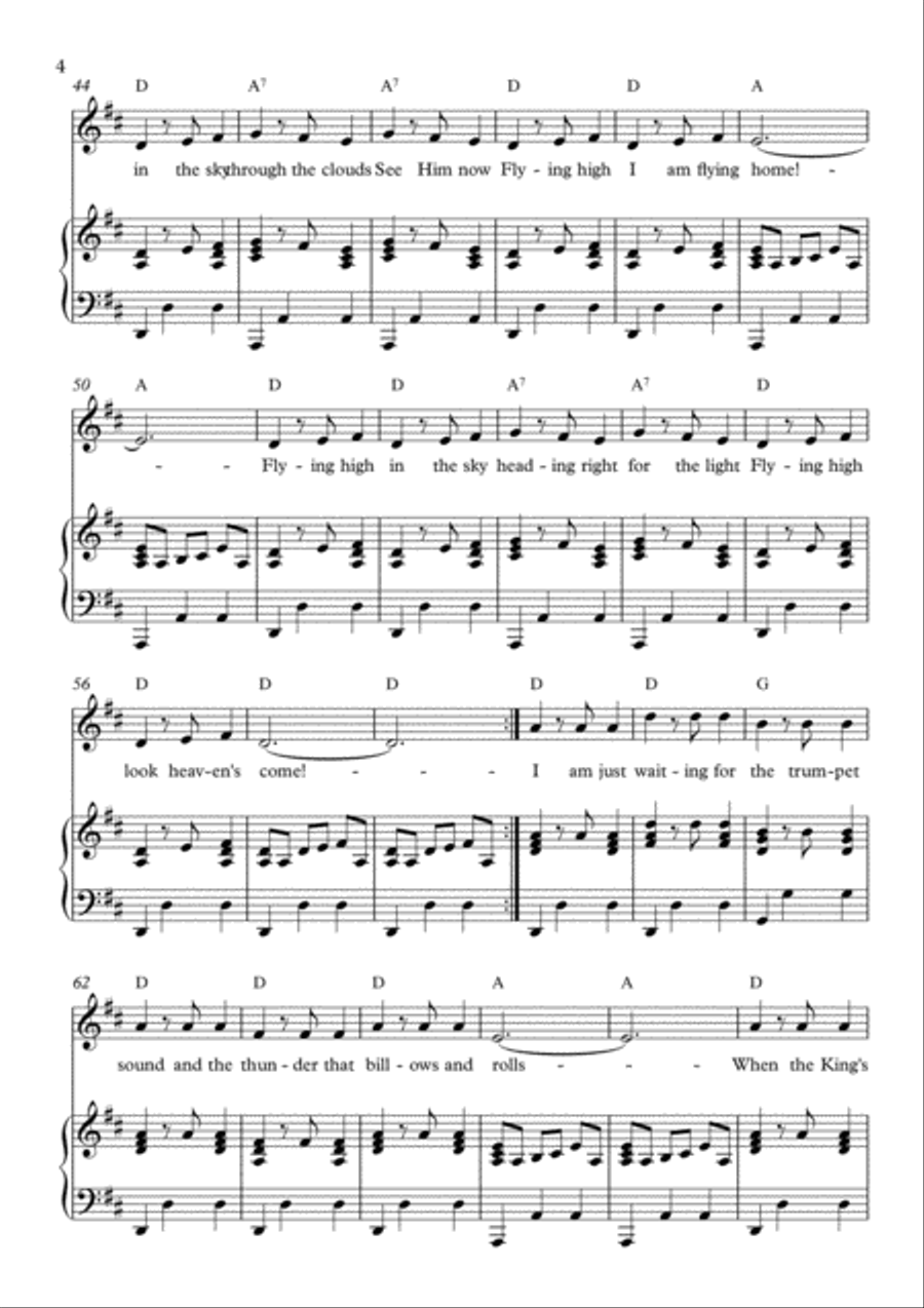 Flying High Voice scores gallery preview page 4