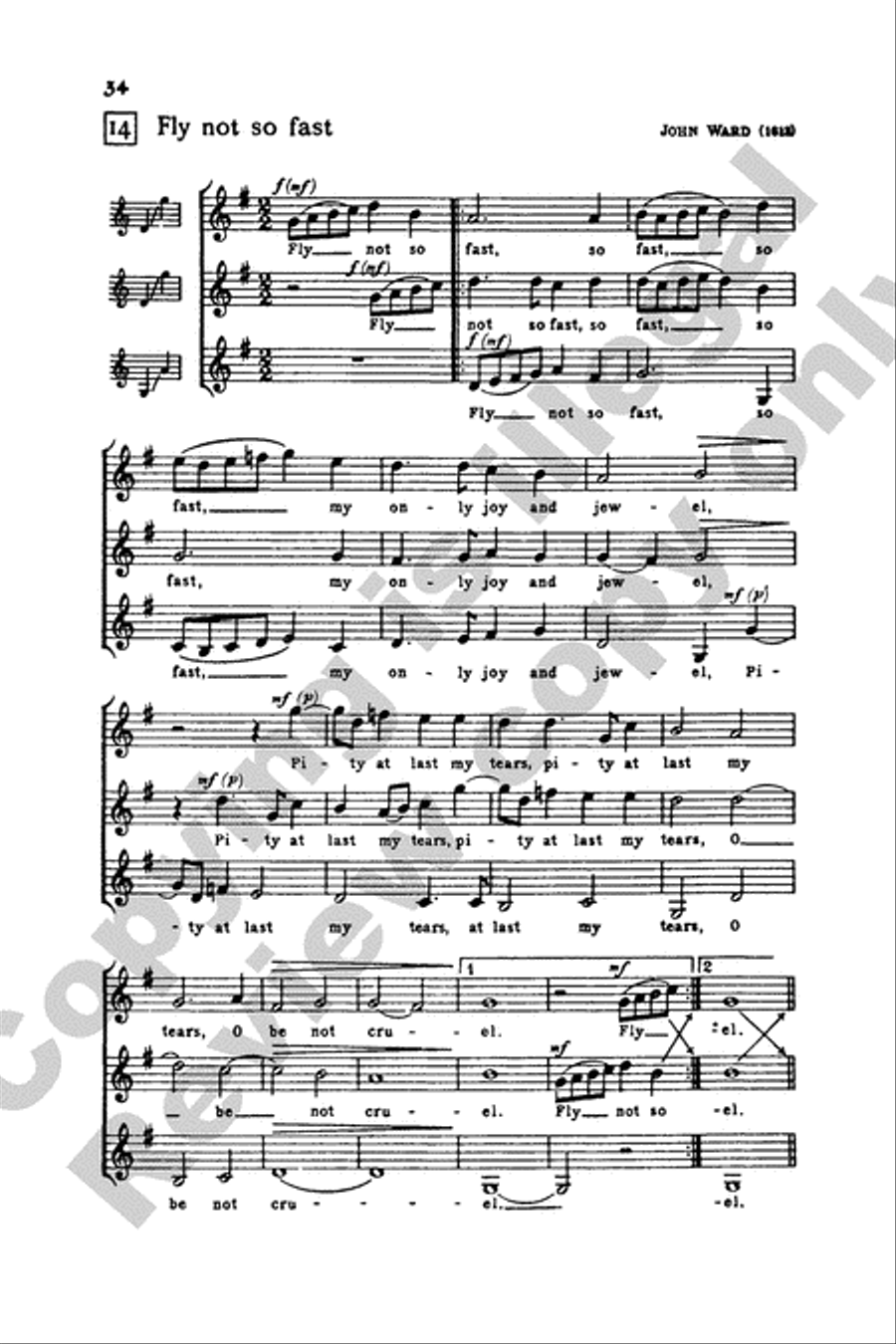 Invitation to Madrigals, Book 3 SSA scores gallery preview page 39