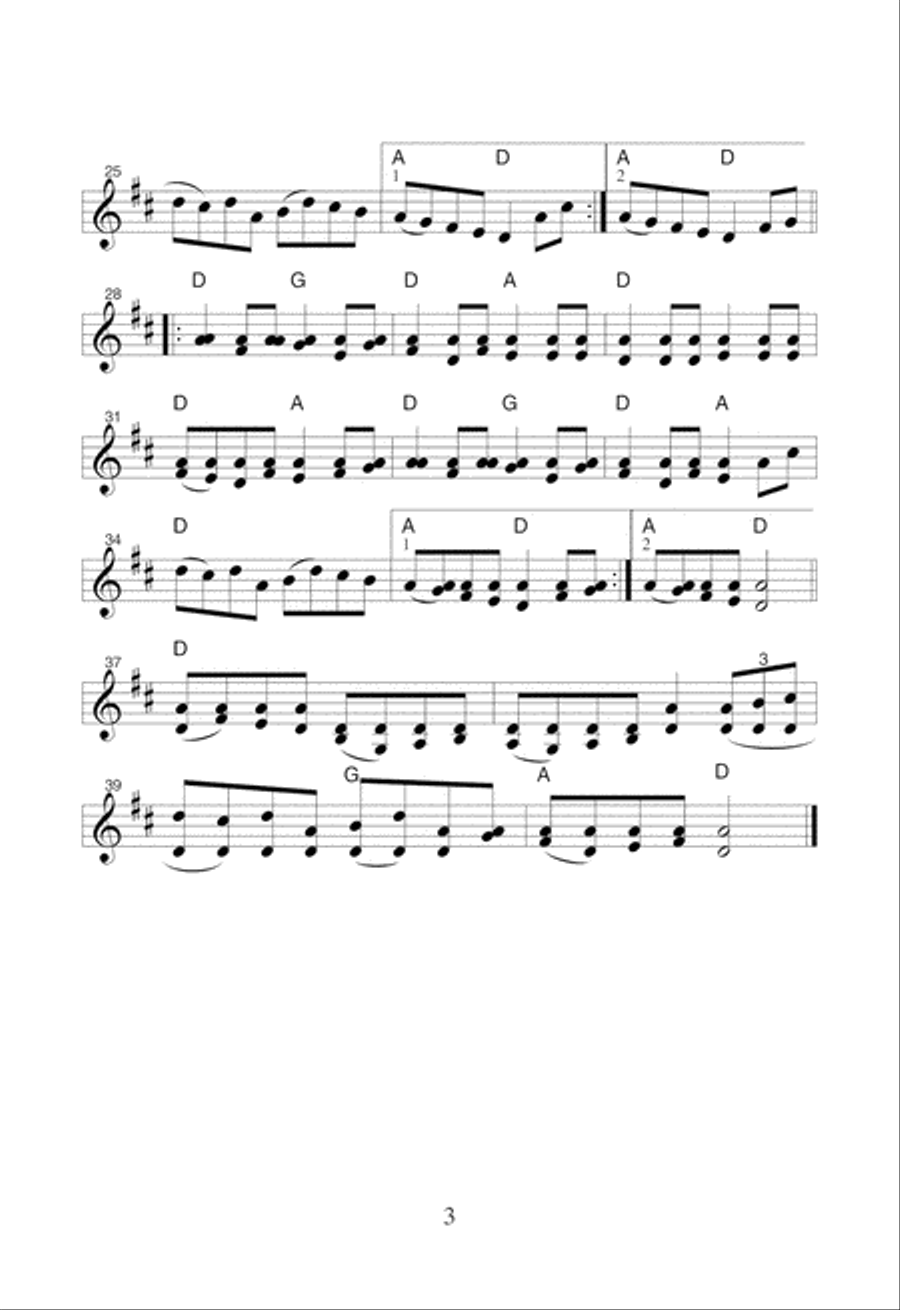 Famous Fiddlin' Tunes Violin scores gallery preview page 4