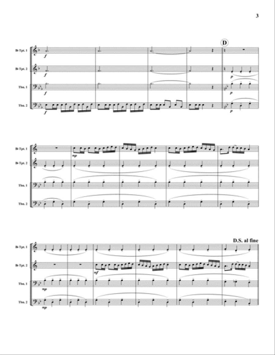 Procession of the Nobles Horn scores gallery preview page 3