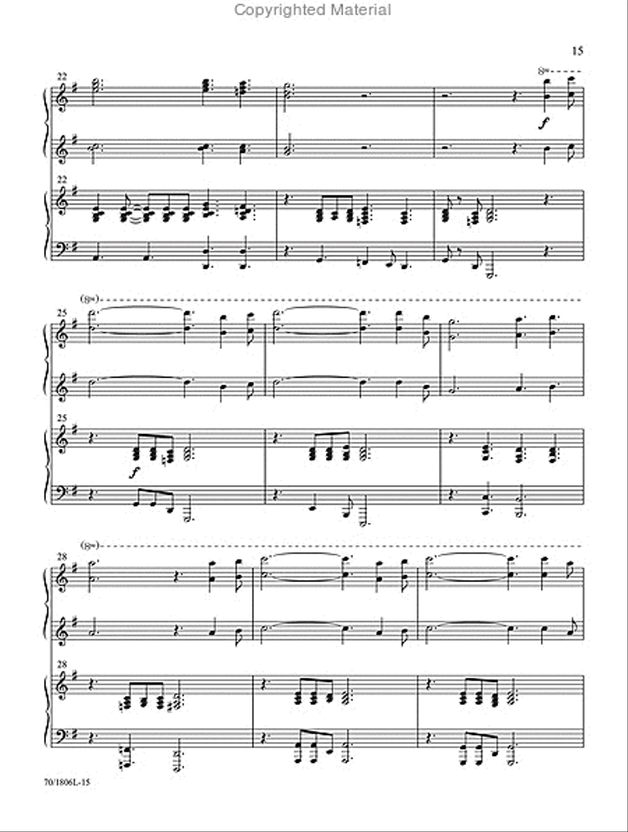 Great Things He Has Done! Piano Duet scores gallery preview page 5
