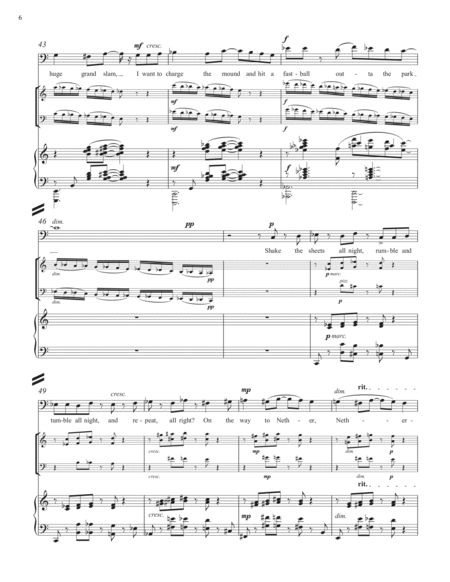 Hanky-panky from Eight Love Songs for High Baritone Voice, Violin, Violoncello and Piano (Full/Vocal Score)
